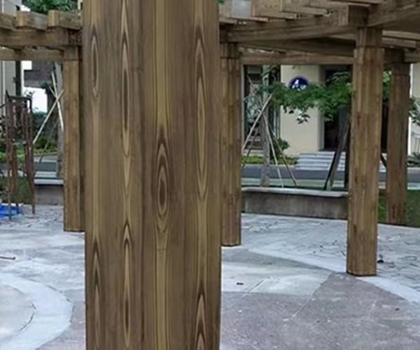 復古木紋漆效果